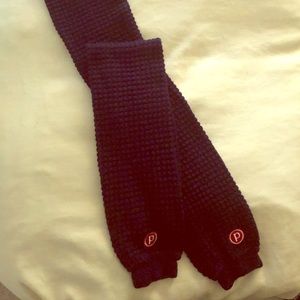 Navy pure barre leg warmers
